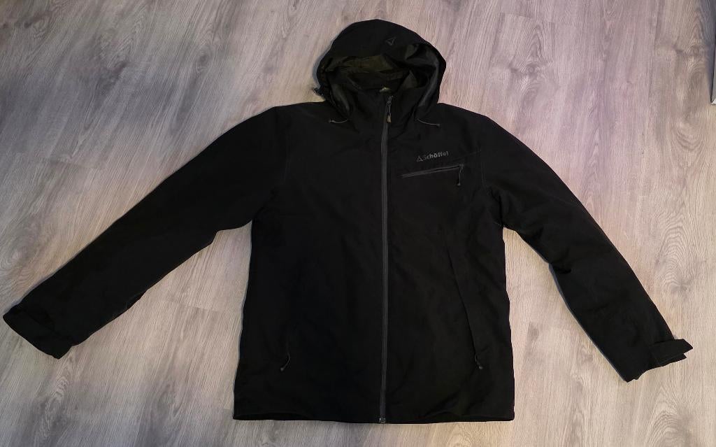 Schöffel outdoor jas met binnenvoering, Maat 48/50 (M), Zwart, Ophalen of Verzenden, Schöffel