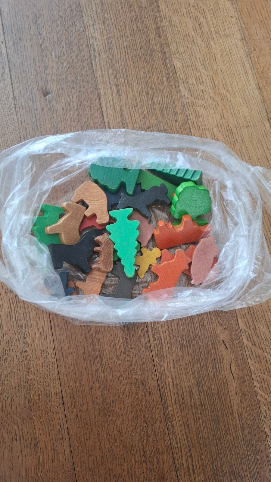 Houten Dieren en Bomen Speelset Brio trein, Kinderen en Baby's, Speelgoed | Houten speelgoed, Ophalen of Verzenden, Gebruikt, Overige typen