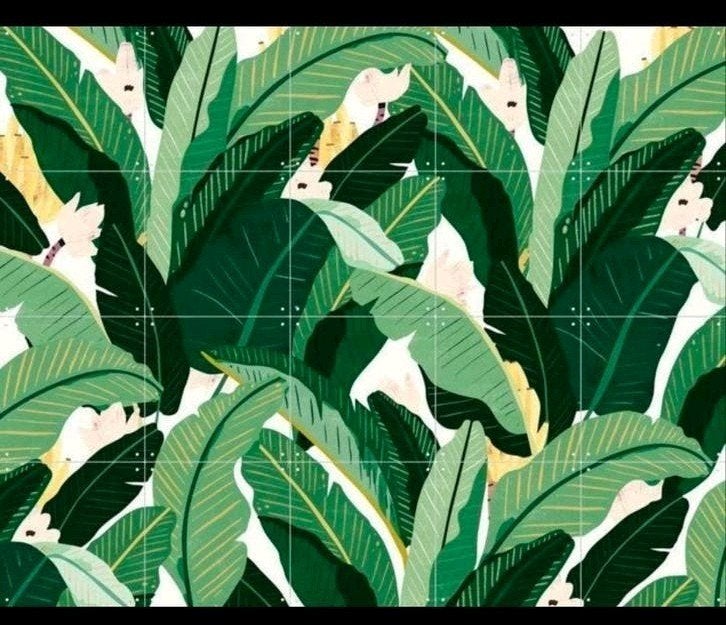 IXXI Banana Leaf XXL Wanddecoratie 160x120 cm, Huis en Inrichting, Groen, Nieuw, Ophalen of Verzenden, Botanisch