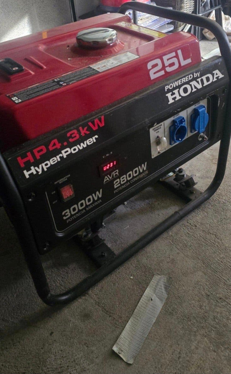 honda HyperPower HP4.3KWHonda 196 cc motor., Ophalen, Benzine