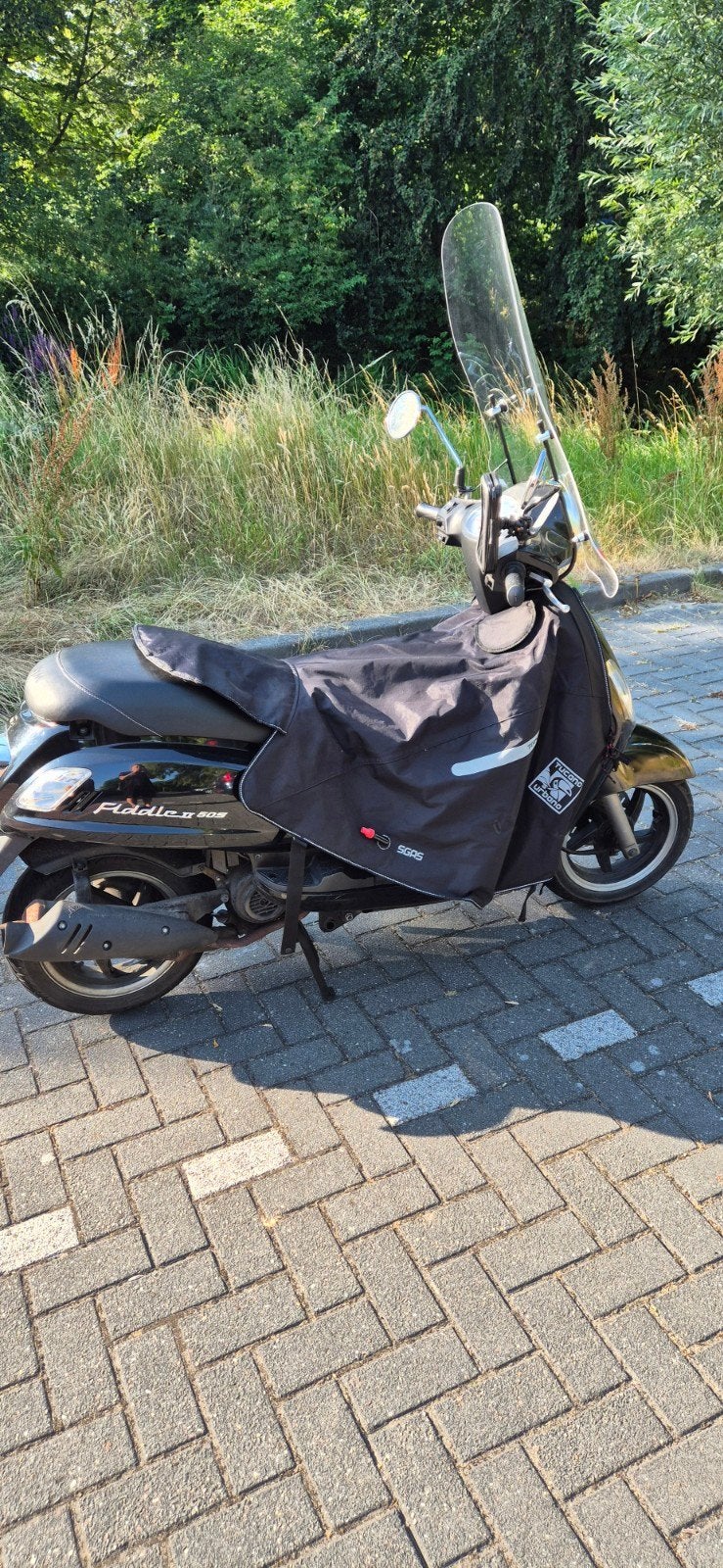 SYM Fiddle II 50s Scooter Zwart, Ophalen, Gebruikt, Benzine, Fiddle