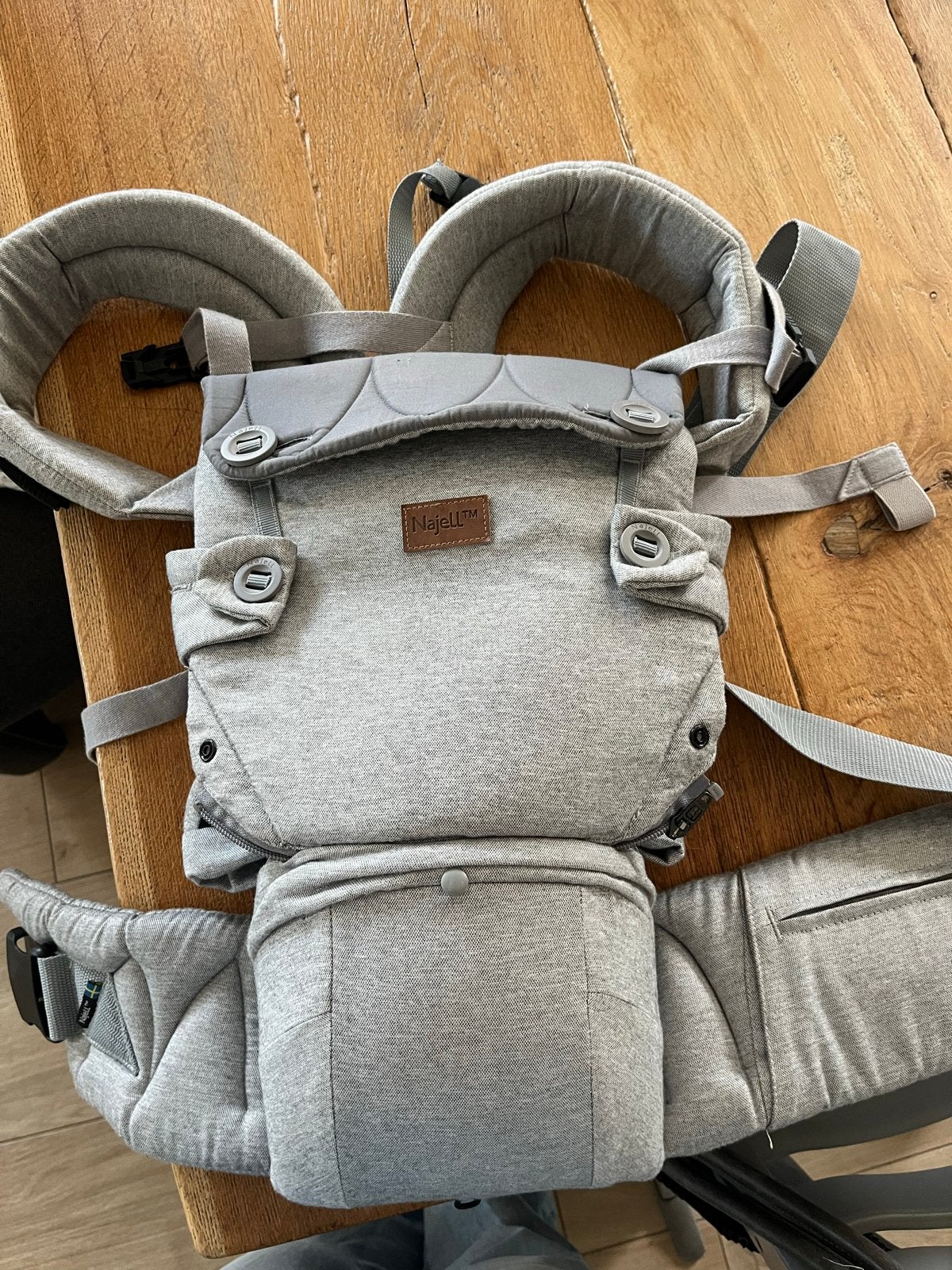 Najell Draagzak - Ergonomisch en Comfortabel, Kinderen en Baby's, Overige merken, Buik of Rug, Ophalen of Verzenden, Zo goed als nieuw