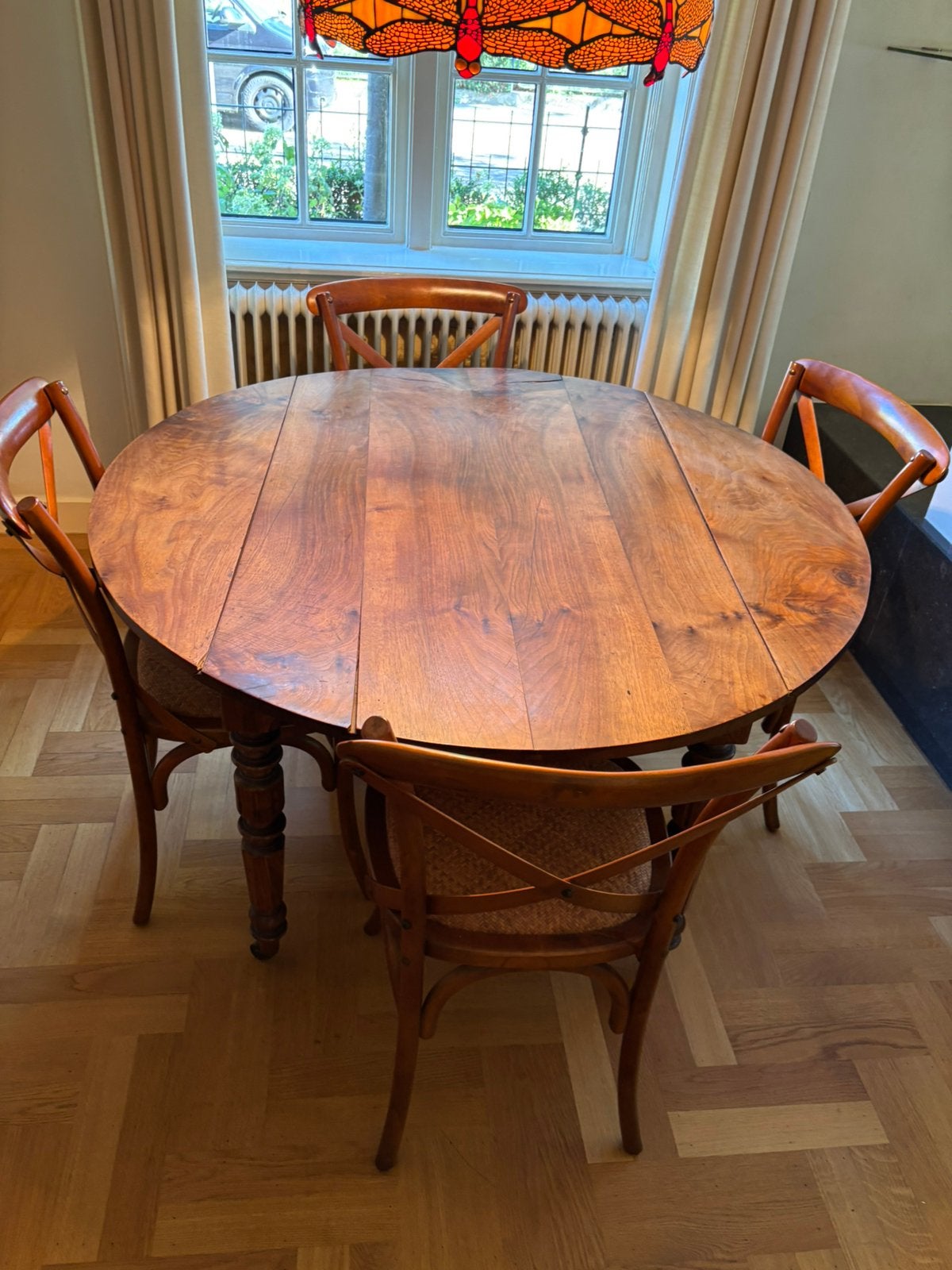 Antieke eettafel tafel oortafel klassiek antiek, Ophalen of Verzenden