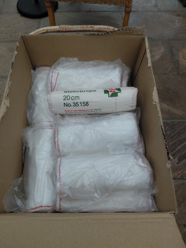 Elastisch katoenen crepe windsel, Diversen, Verpleegmiddelen, Ophalen