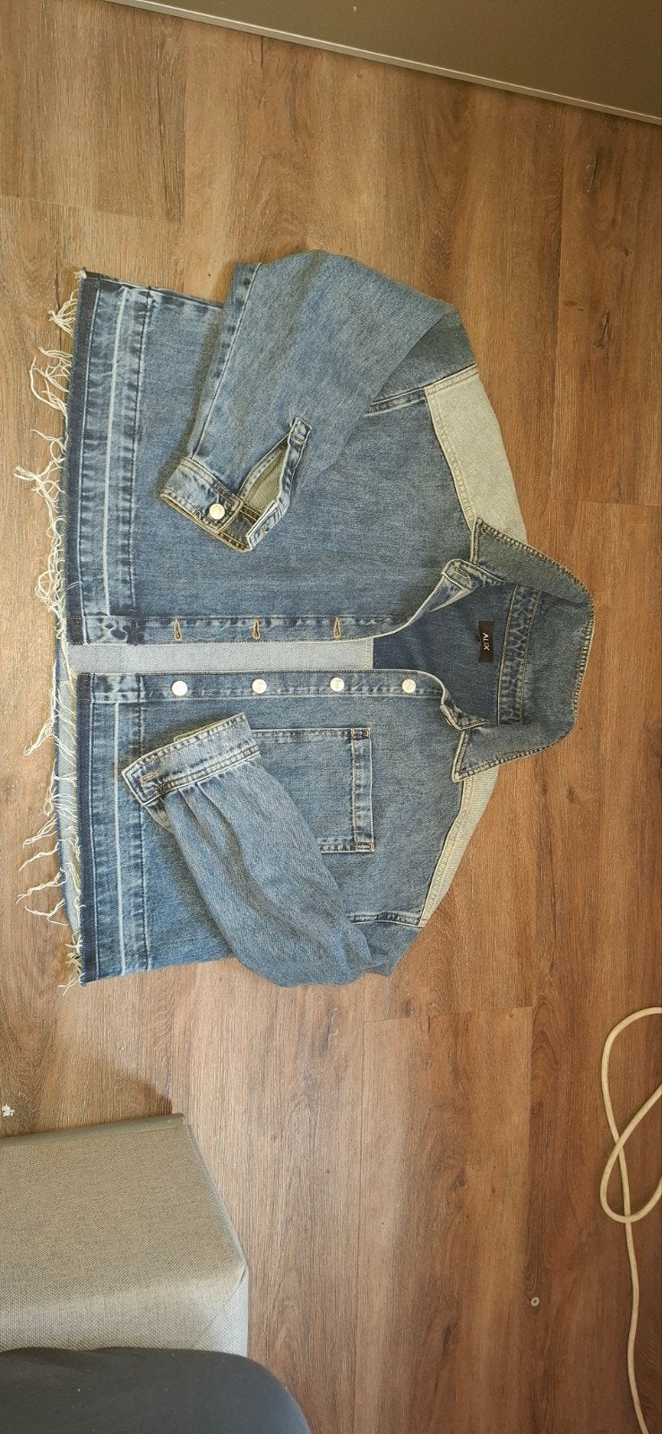Stoere spijkerjas van Alix the label, Kleding | Dames, Blauw, Maat 42/44 (L), Ophalen of Verzenden, Zo goed als nieuw