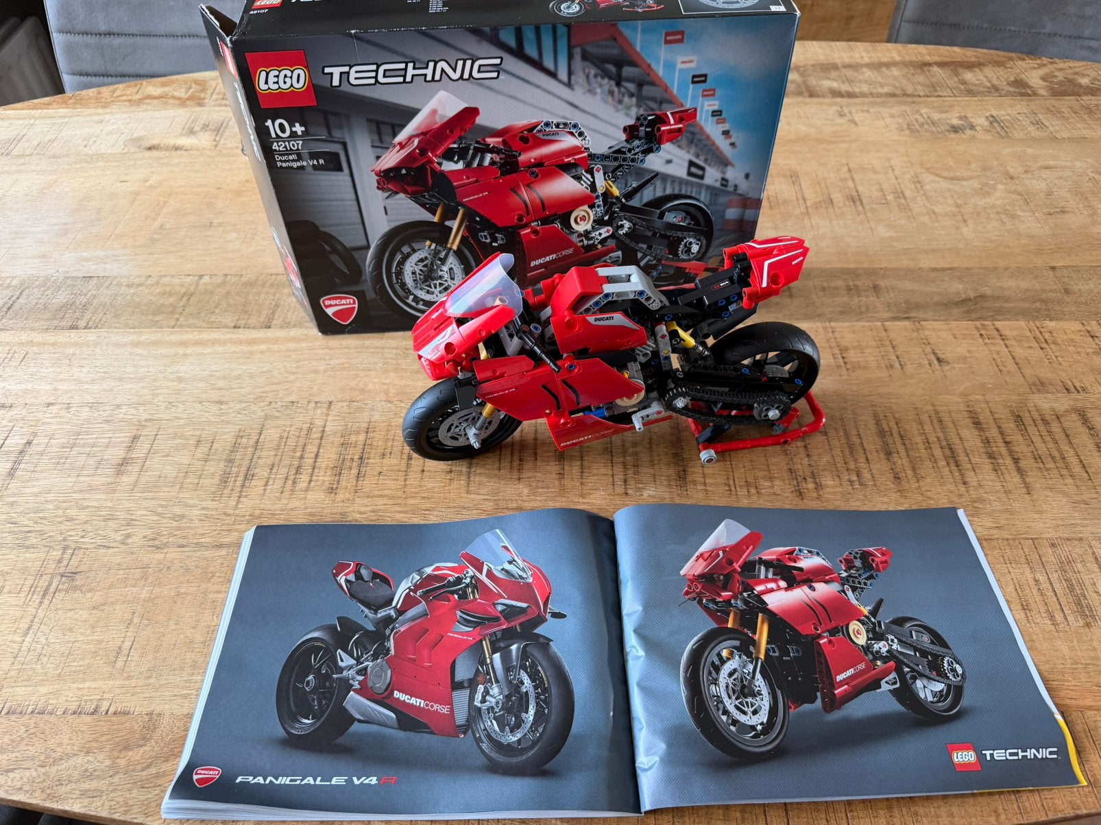 Lego Technic Ducati Panigale V4 R 42107, Kinderen en Baby's, Speelgoed | Duplo en Lego, Lego, Compleet, Ophalen of Verzenden, Zo goed als nieuw