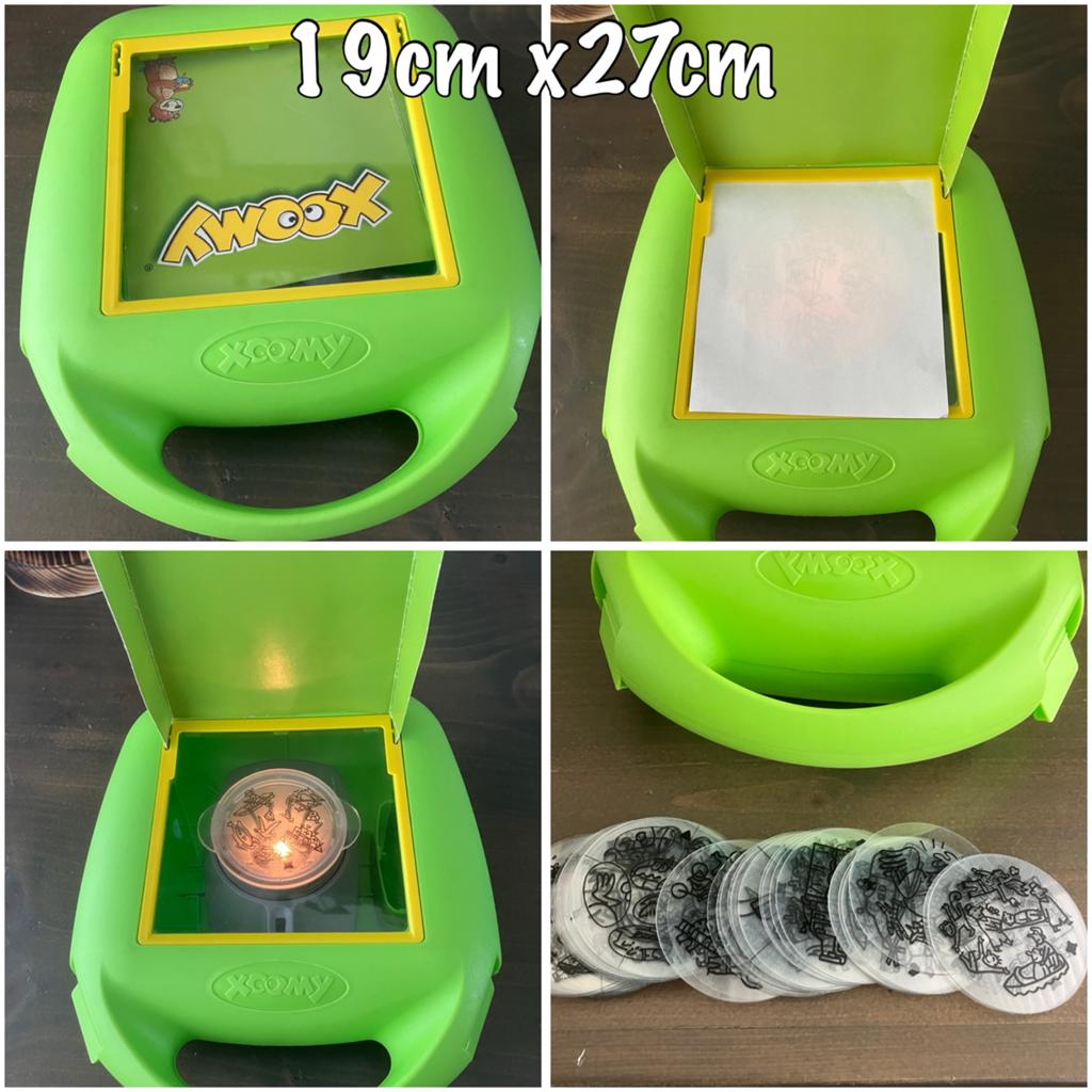 Xcoomy tekentafel met licht en sjablonen, Ophalen, Zo goed als nieuw, Knutselen, Met licht