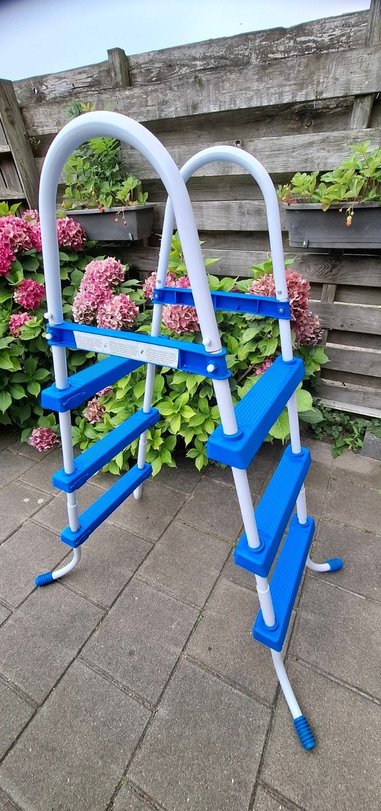 Zwembadtrapje  met 3 treden., Tuin en Terras, Zwembad-toebehoren, Ophalen, Gebruikt, Ladder