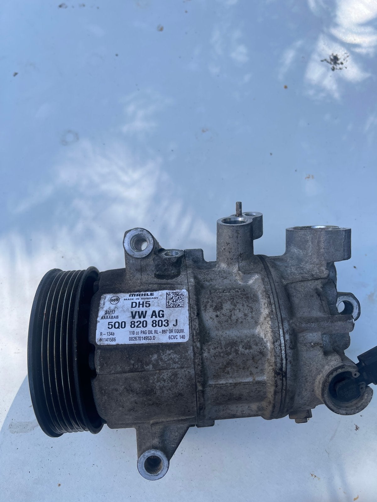 Airco compressor 5Q0 820 803 J - Gebruikt, Auto-onderdelen, Airco en Verwarming, Ophalen of Verzenden, Gebruikt, Seat