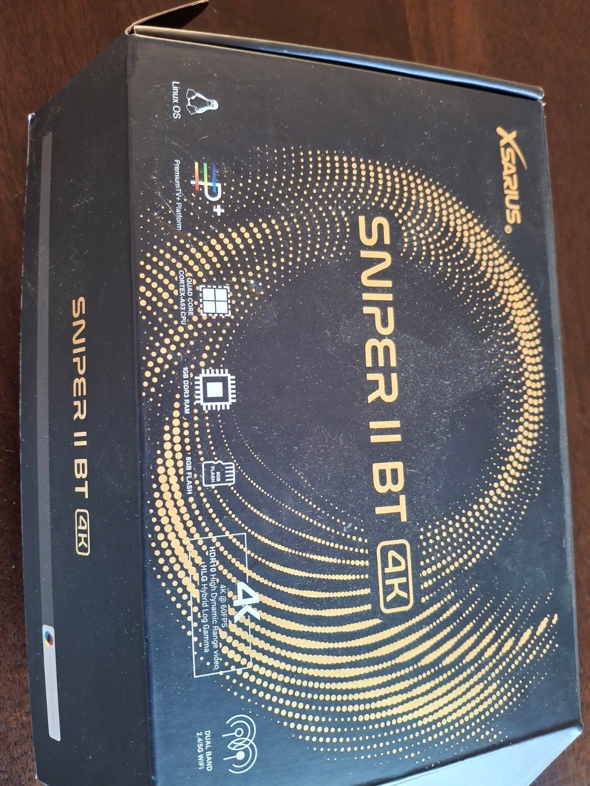 Xsarius Sniper II BT 4K Mediaspeler - Zo goed als nieuw, Audio, Tv en Foto, Ophalen of Verzenden, Zo goed als nieuw, HDMI, Zonder harde schijf