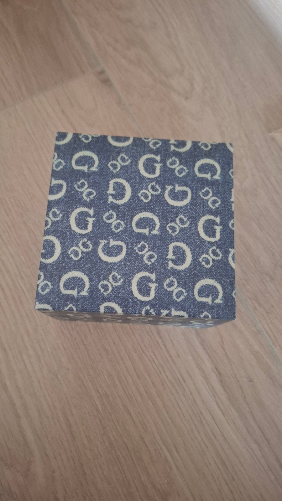 Guess horloge met strass en leren bandje, Ophalen of Verzenden