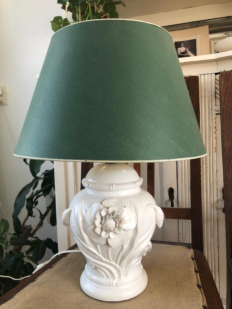 Brocante schemerlamp, Ophalen
