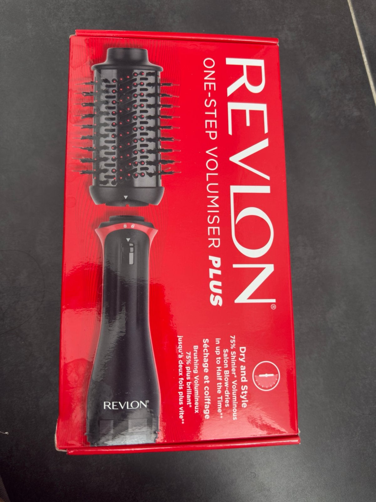 Revlon One-Step Volumiser Plus Föhnborstel, Ophalen of Verzenden, Zo goed als nieuw, Föhn of Haardroger