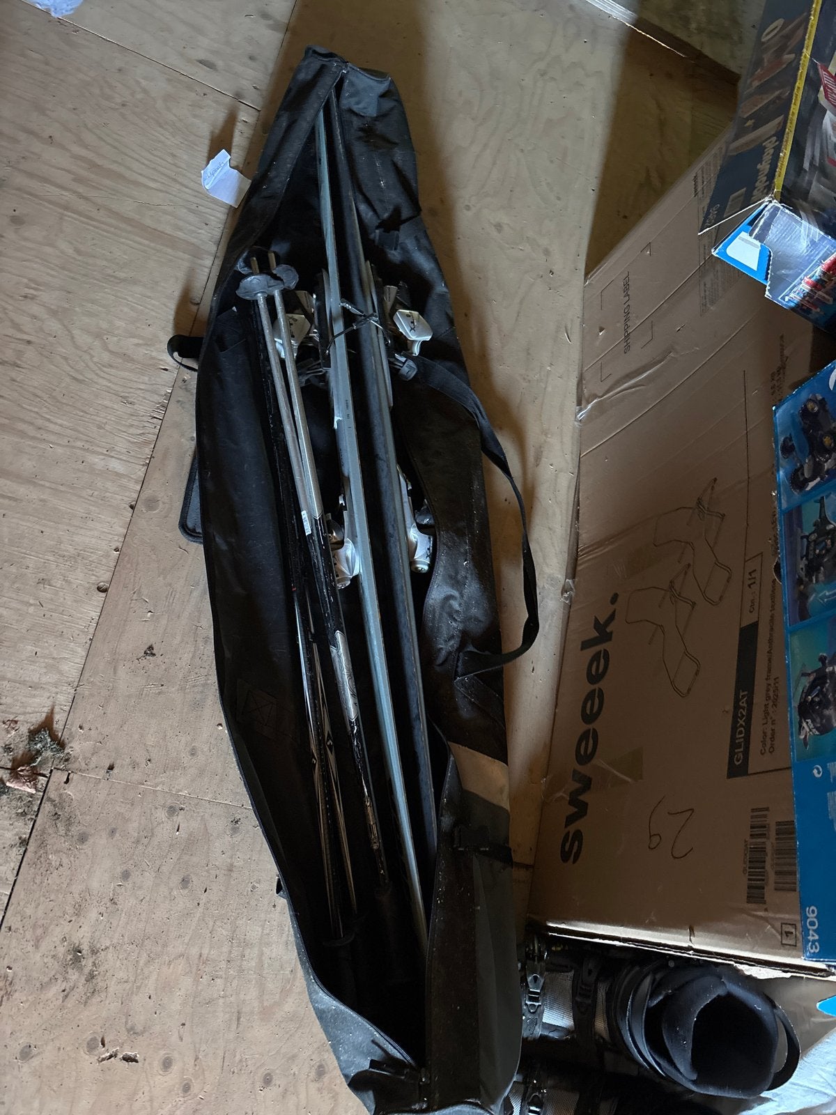 Rossignol Ski's 170 cm met bindingen en tas, Sport en Fitness, Ophalen, 160 tot 180 cm, Gebruikt, Rossignol