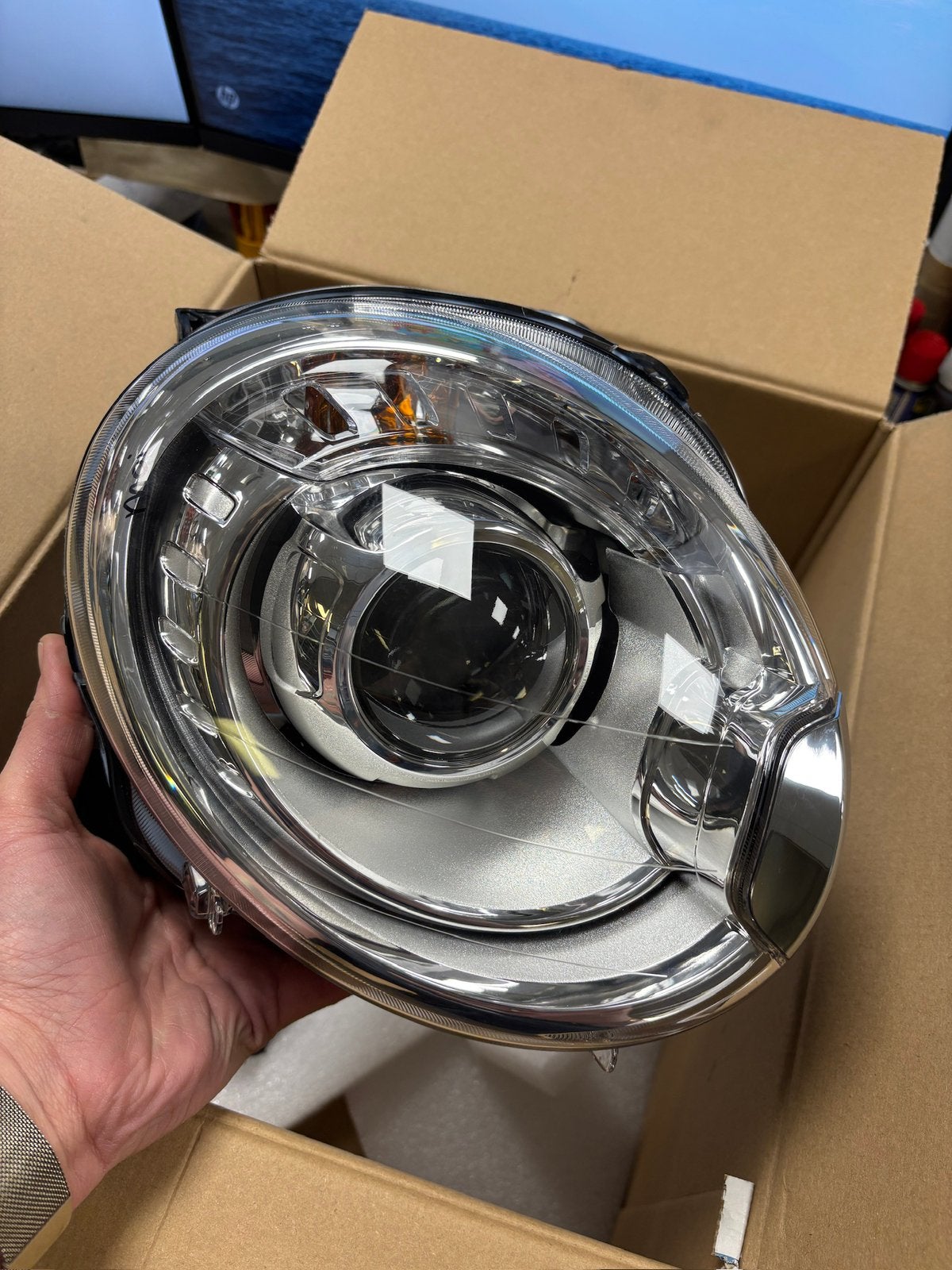 Koplamp xenon rechts Fiat 500 - 52059130, Auto-onderdelen, Verlichting, Ophalen of Verzenden, Nieuw, Fiat