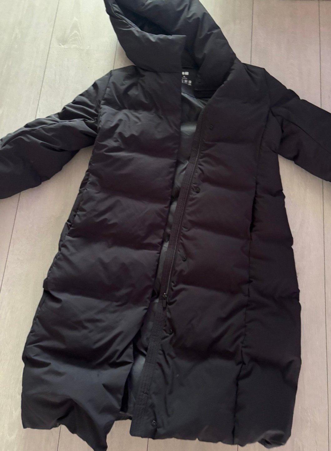 Uniqlo jas maat xs, Kleding | Dames, Jassen | Winter, Ophalen of Verzenden, Zo goed als nieuw, Maat 34 (XS) of kleiner, Zwart