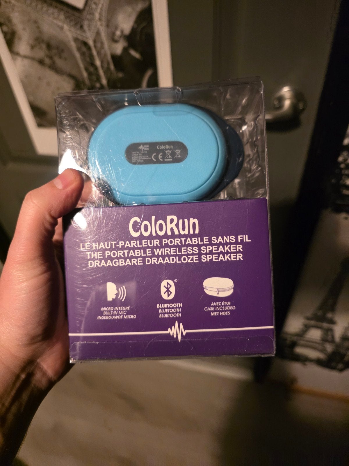 ColoRun Draagbare Draadloze Speaker met Bluetooth en Hoes, Overige merken, Nieuw, Ophalen of Verzenden, Draagbare speaker