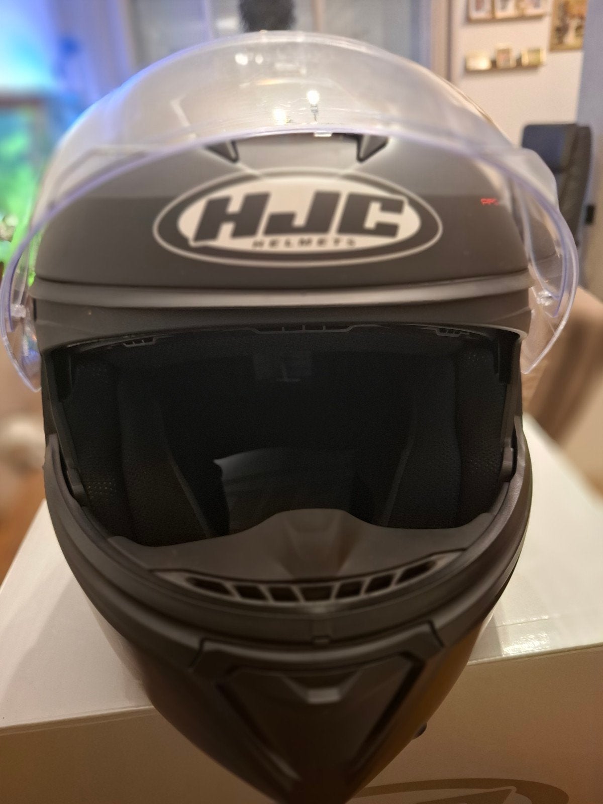 HJC i90 Systeemhelm met Zonnevizier - Zwart/XL, Systeemhelm, Heren, Ophalen of Verzenden, Tweedehands