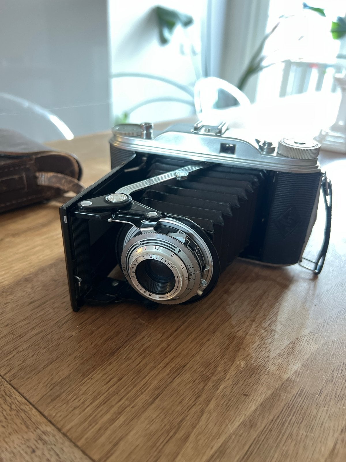 Agfa Agnar 1:6.3 vintage camera, Ophalen of Verzenden, Gebruikt, Compact, Overige Merken