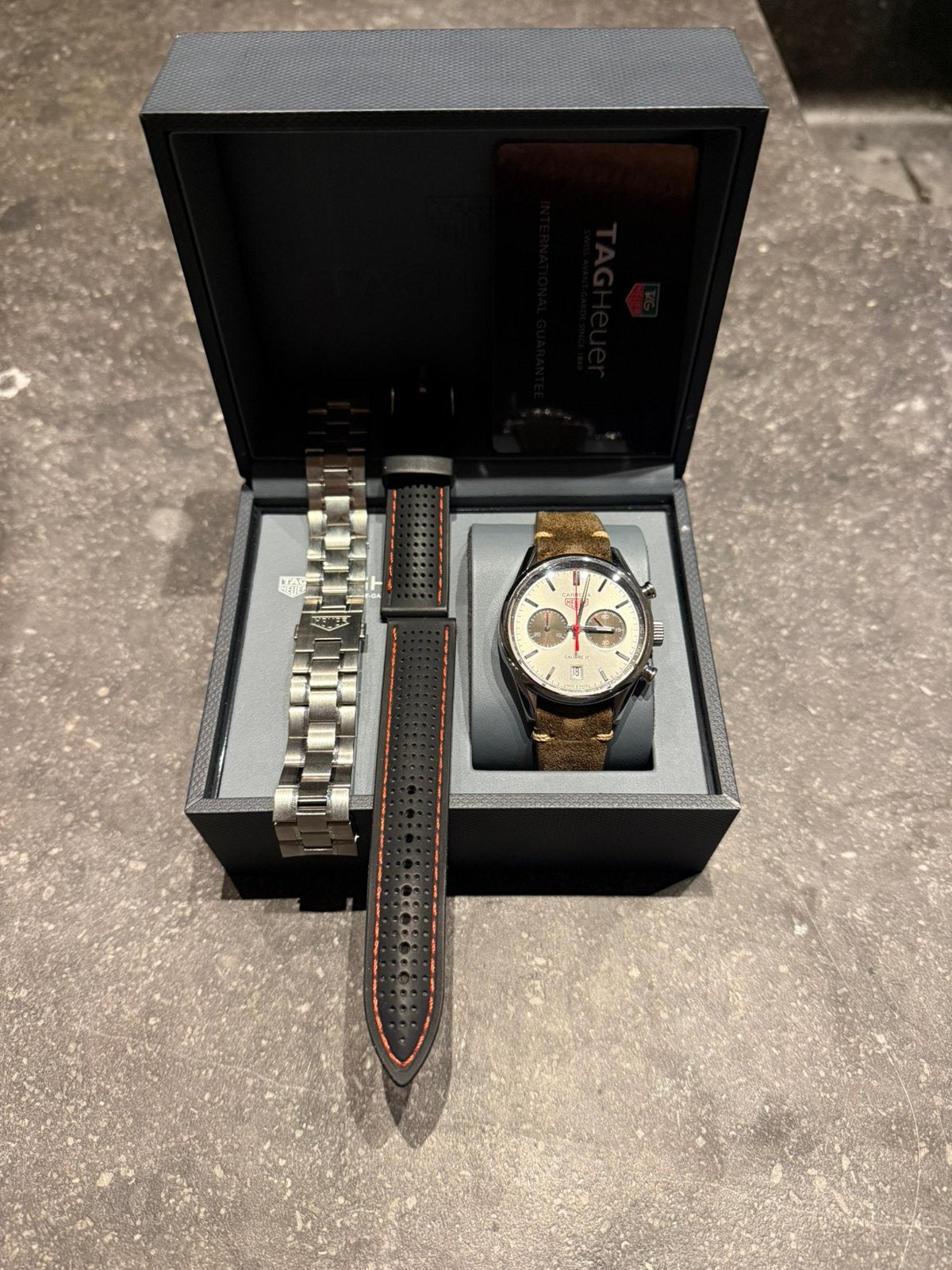 Heuer Jack Heuer 80th Anni, Ophalen, Zo goed als nieuw, Staal, TAG Heuer