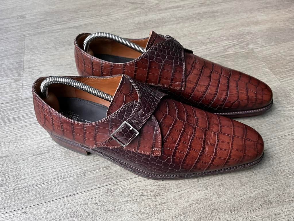 Van Bommel herenschoenen maat 10 / 44 H weinig gedragen, Van Bommel, Bruin, Van Bommel, Ophalen of Verzenden