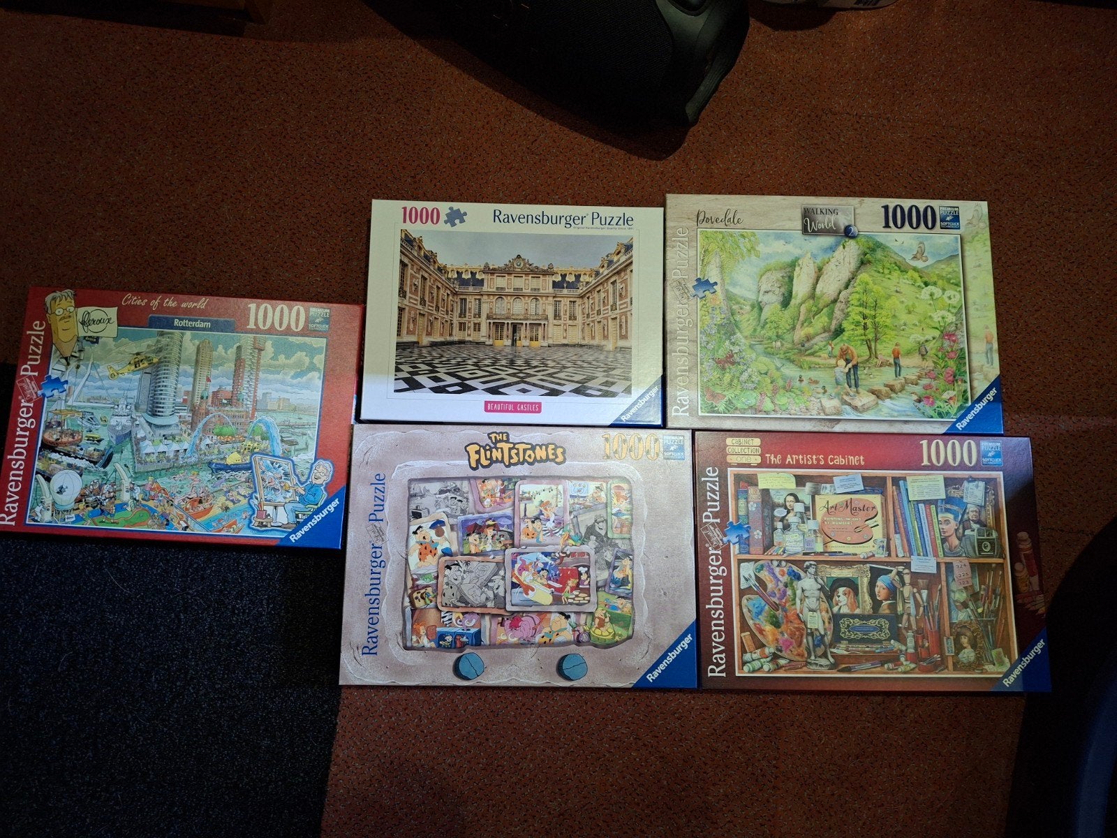 6x Ravensburger puzzels, Ophalen of Verzenden, 500 t/m 1500 stukjes, Zo goed als nieuw