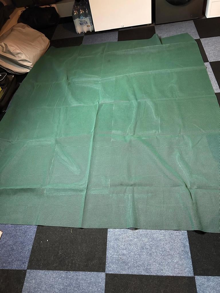 Tenttapijt groen 225 x 250cm camping, Caravans en Kamperen, Ophalen of Verzenden