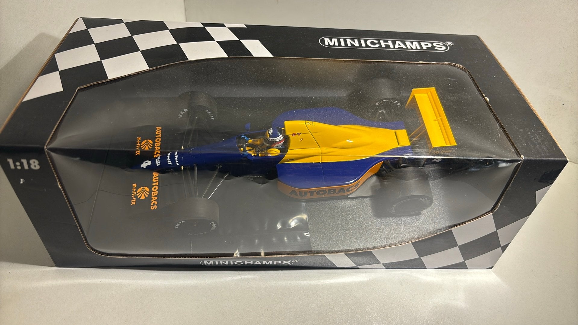 F1 tyrrell ford 018 j.alesi Japanese 1989 minichamps 1.18, Ophalen of Verzenden, A, A, A