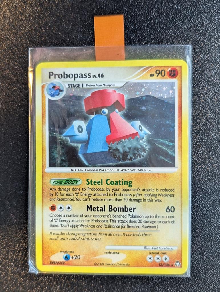 probopass 13/146 ENG pokemon, Ophalen of Verzenden, Zo goed als nieuw, Losse kaart, Foil