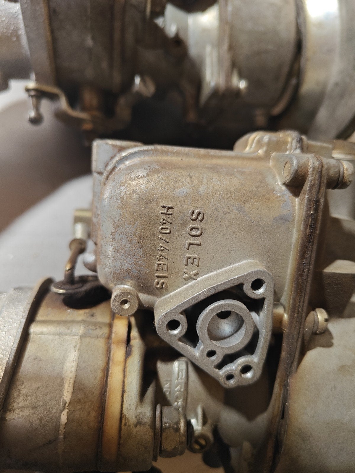 vw kever carburateurs, Ophalen