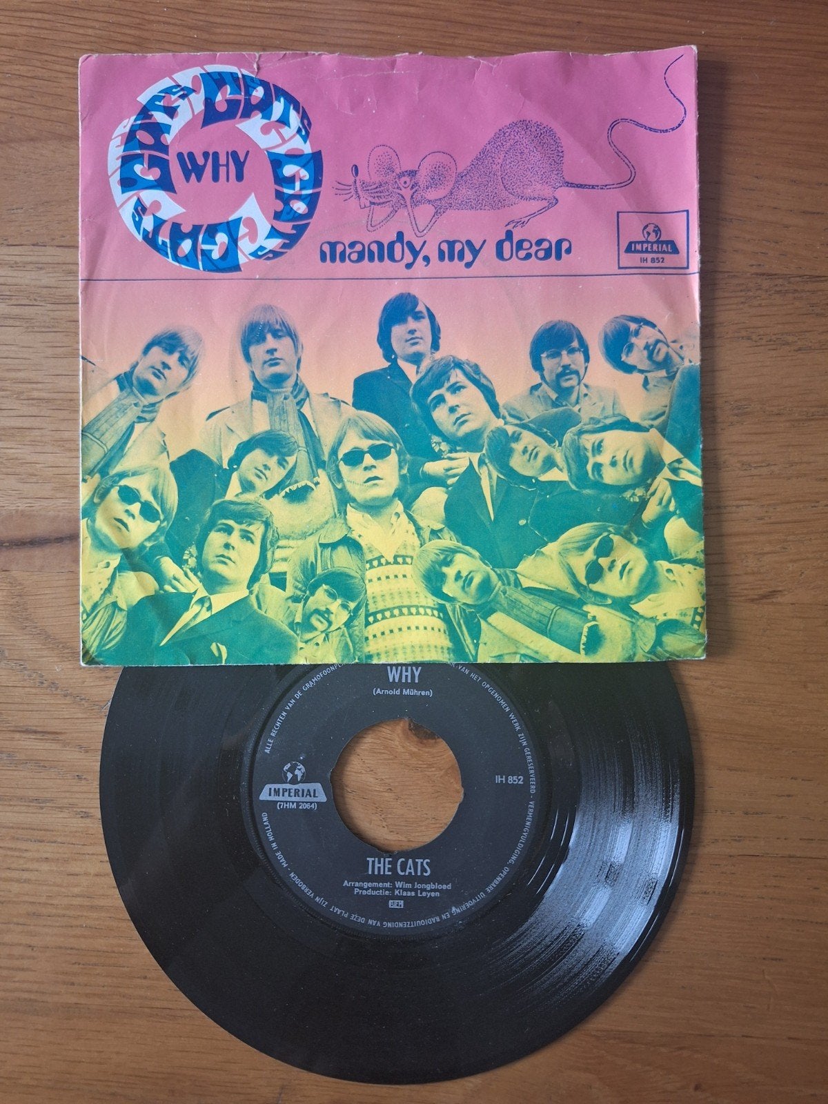 The Cats - Why / Mandy, My Dear (Single, Imperial), Gebruikt, 7 inch, Single, Ophalen of Verzenden
