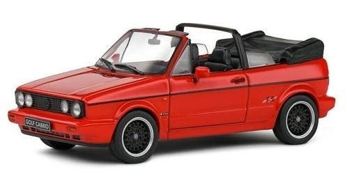 VW Golf I cabrio sportline '92, rood / Solido / 1:43, Solido, Solido, Rue de L' Ecusson 2, 56120 Josselin France, Nieuw
