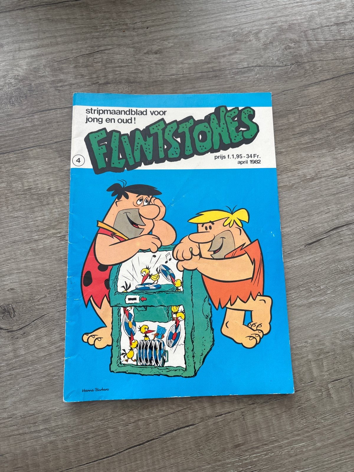 De Flintstones Stripmaandblad - April 1982, Eén stripboek, Ophalen of Verzenden, Gelezen