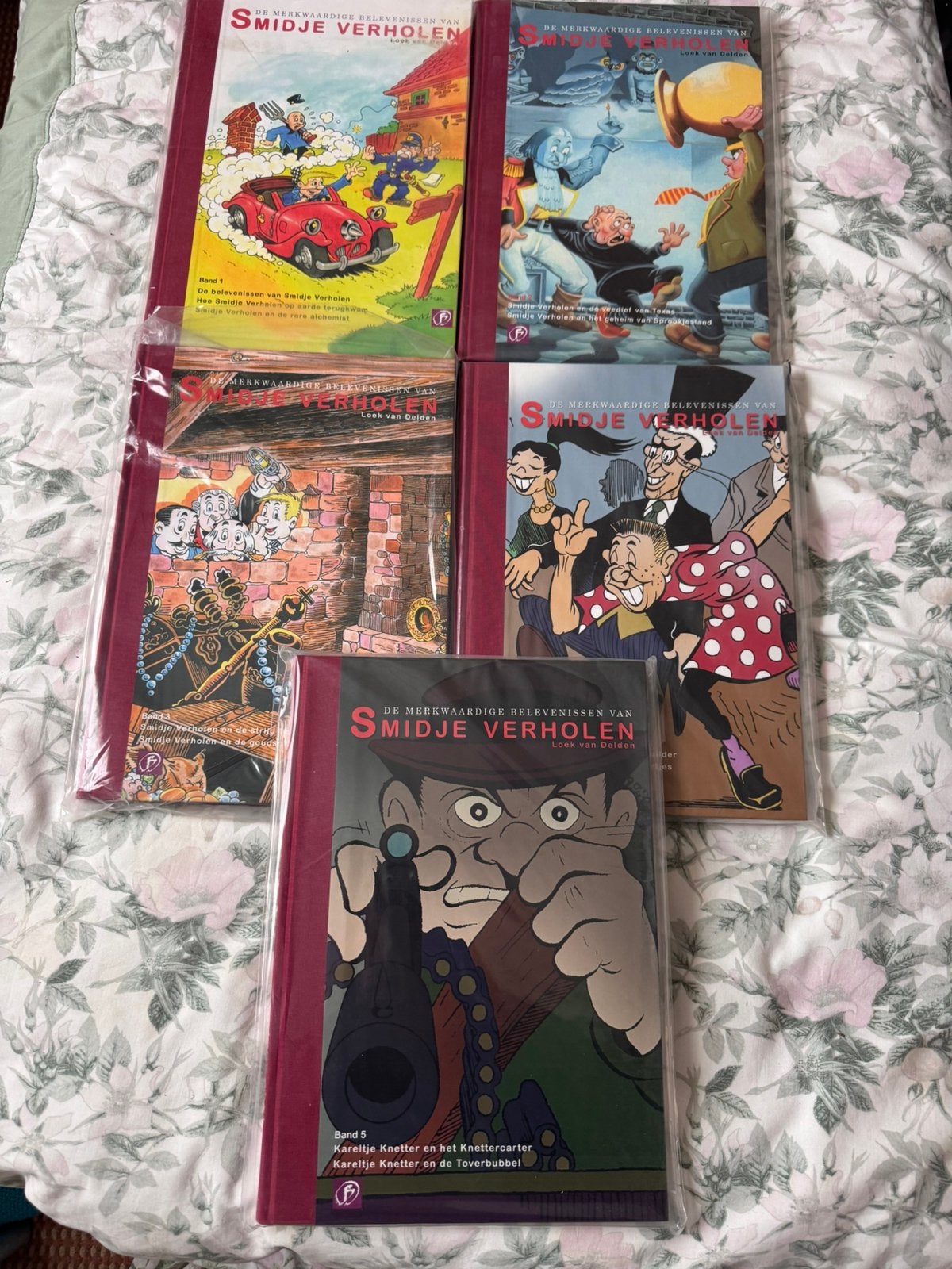 Eerste 5 delen van Smidje Verholen, Boumaar, Boeken, Complete serie of reeks, Ophalen of Verzenden, Zo goed als nieuw
