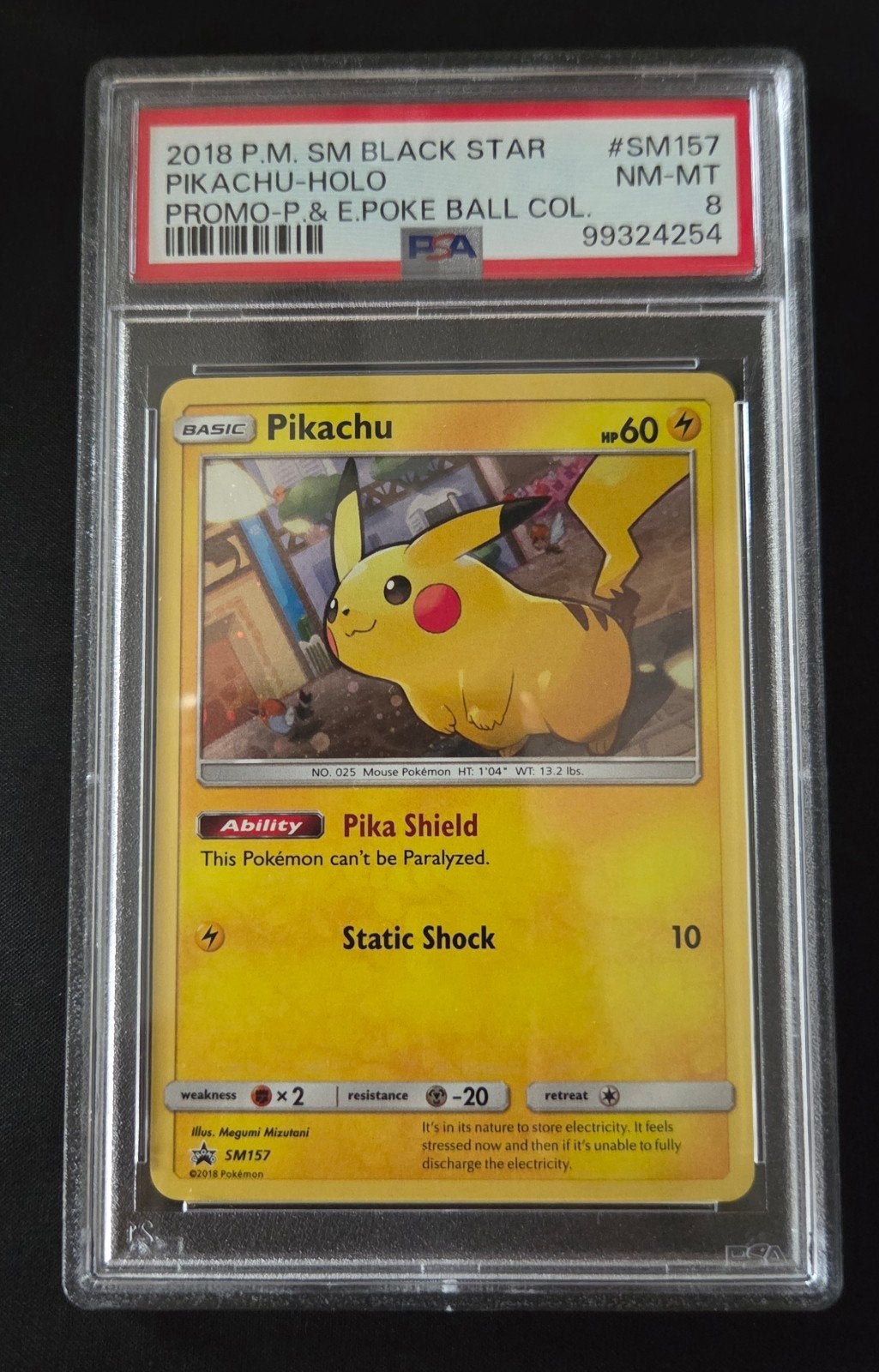 Pikachu holo SM 157 black star promo
SM Black Star Promos
SM, Ophalen of Verzenden