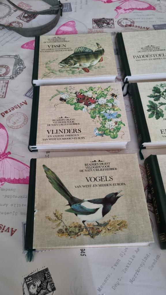 6 veldgidsen, Boeken, Natuur, Ophalen, Gelezen, Natuur algemeen