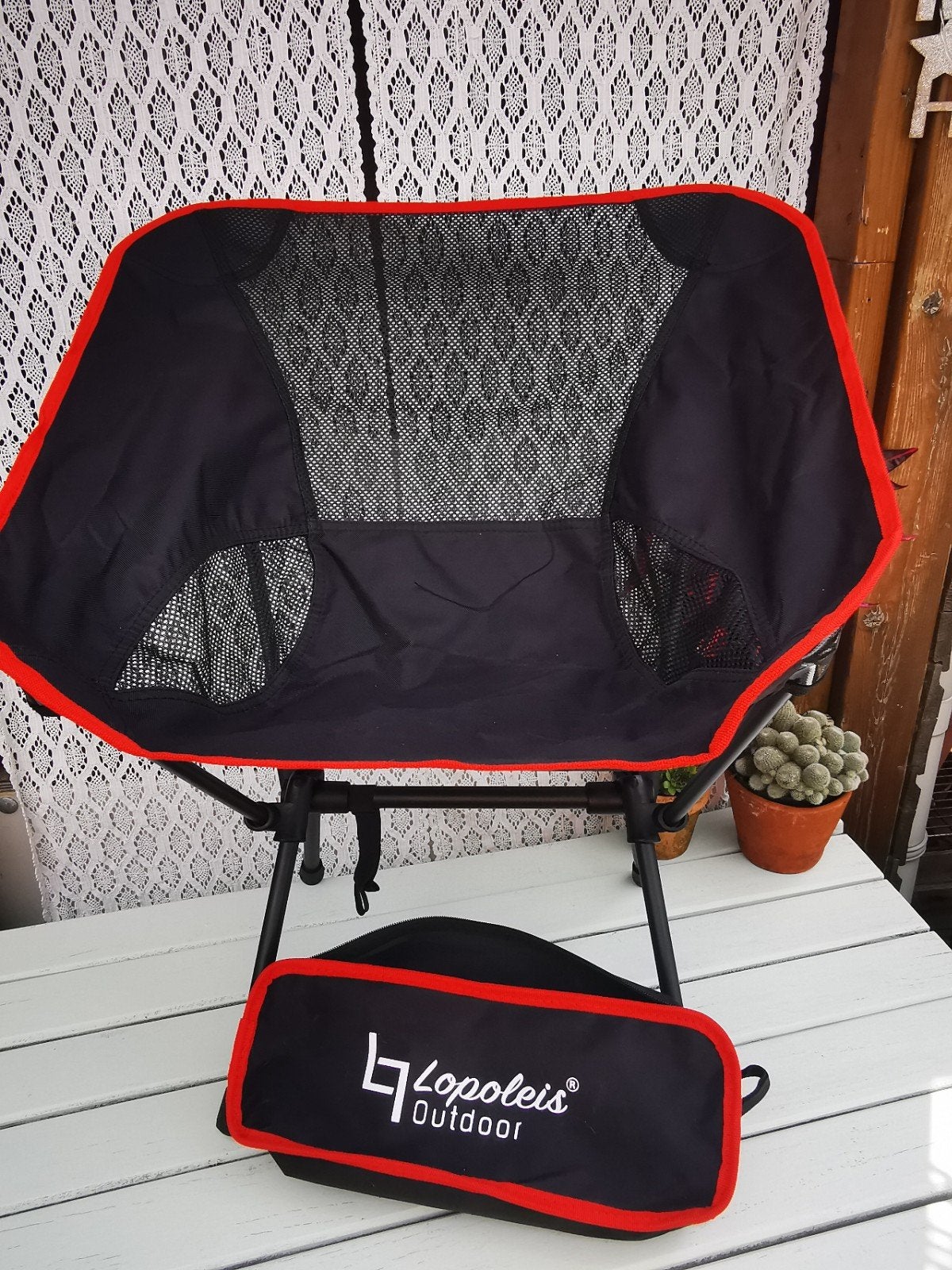 Inklapbaar stoeltje outdoor voor id bergen, wandelen, strand, Ophalen, ., Zo goed als nieuw, .