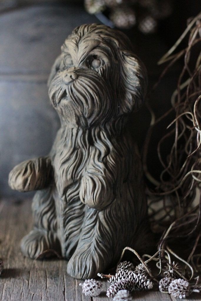 BRYNXZ Sitting Dog Cute Majestic Brown / zittende hond, Www.jufbrocante.nl, Www.jufbrocante.nl, Nieuw, Ophalen of Verzenden