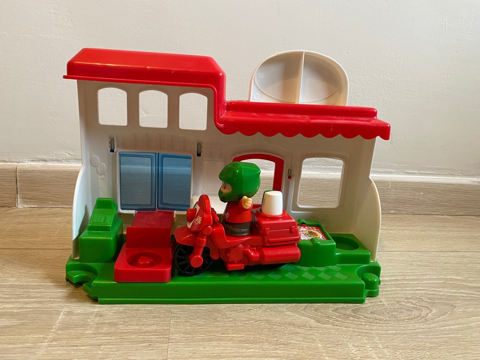 Fisher-Price Little People Pizza Bezorging Speelset, Kinderen en Baby's, Speelgoed | Overig, Ophalen of Verzenden, Zo goed als nieuw