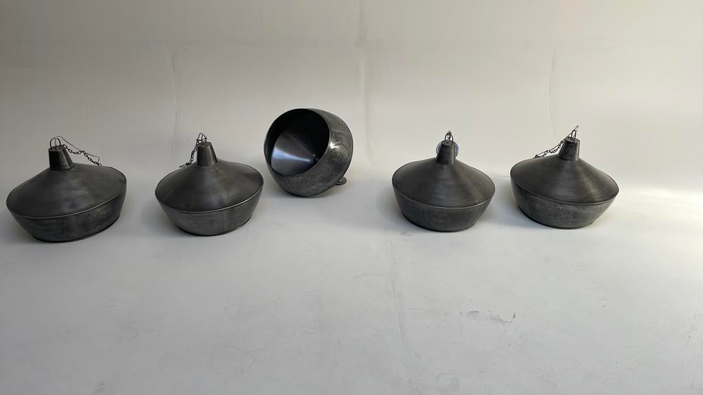 Instructeur hanglamp, Ophalen of Verzenden, Zo goed als nieuw, Staal