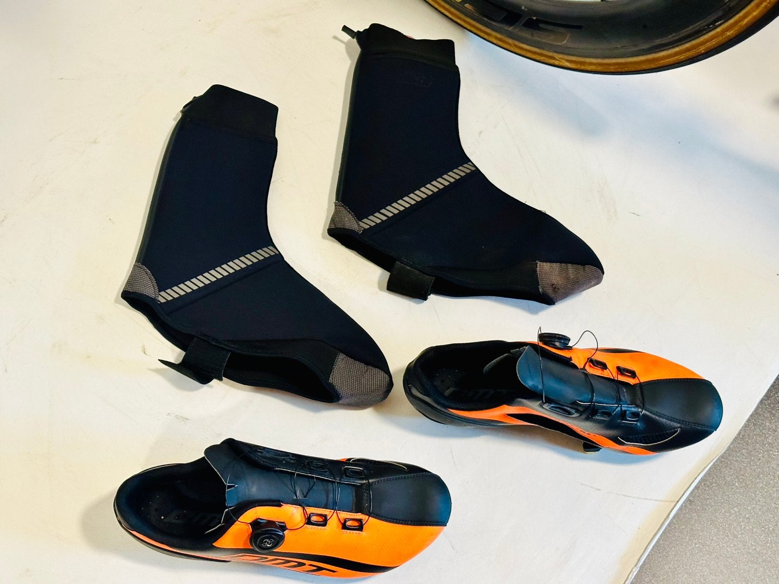 Wielrenkleding overschoenen wielrennen mountainbike maat XL, Heren, Schoenen, Ophalen of Verzenden, Zo goed als nieuw