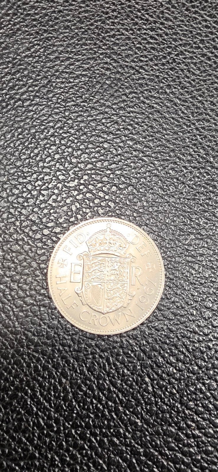 verenigd Koninkrijk half crown 1967, Postzegels en Munten, Ophalen of Verzenden, Overige landen