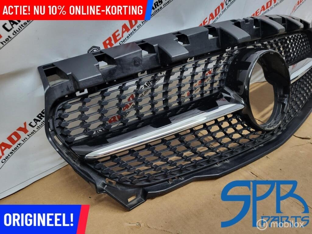 Grille MB CLA W117 C117 A1178881160 DIAMOND BLACK GRILL GRIL, Gebruikt, Mercedes-Benz, Ophalen of Verzenden