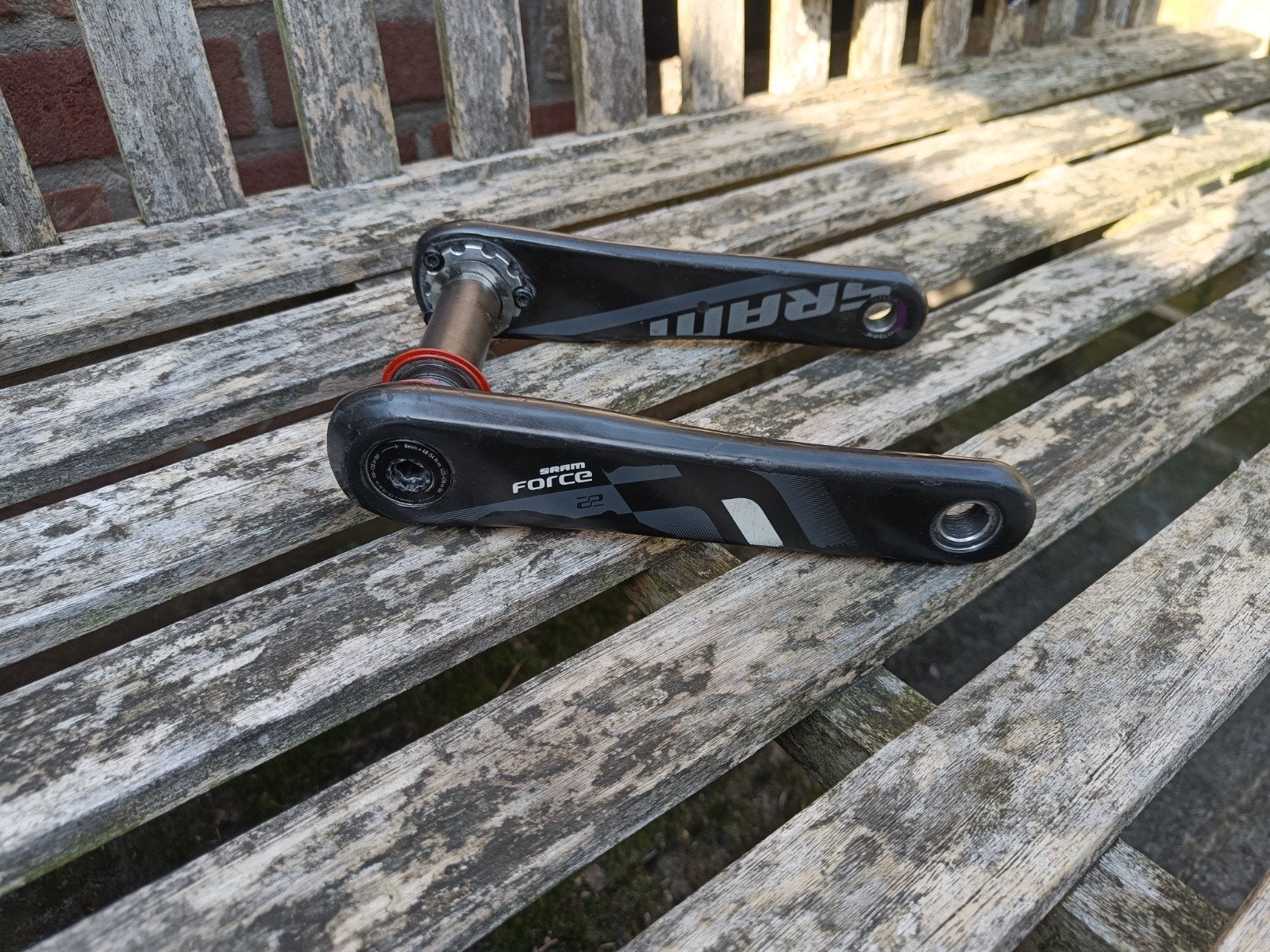 170mm SRAM Force gxp crankset, Fietsen en Brommers, Fietsonderdelen, Crankstel of Pedalen, Ophalen of Verzenden