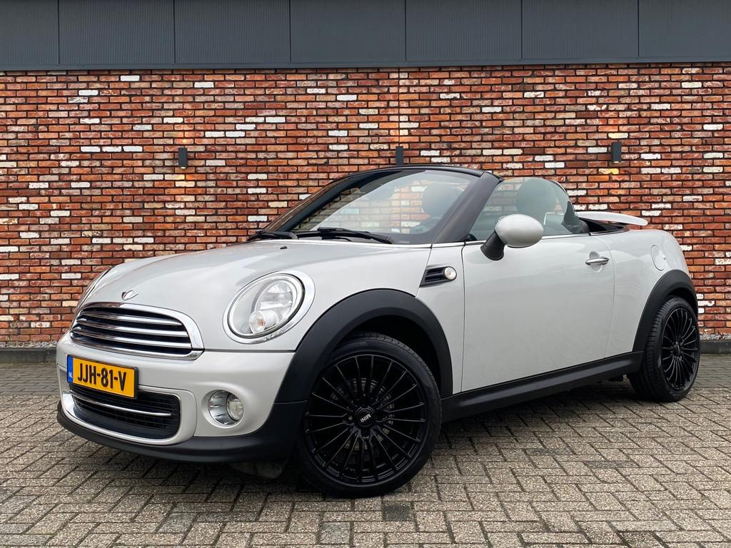 Mini Mini Roadster 1.6 Cooper Pepper Cabrio Stoelverw 17 Inc, Auto's, Mini, Voorwielaandrijving, Euro 5, Stof, Gebruikt