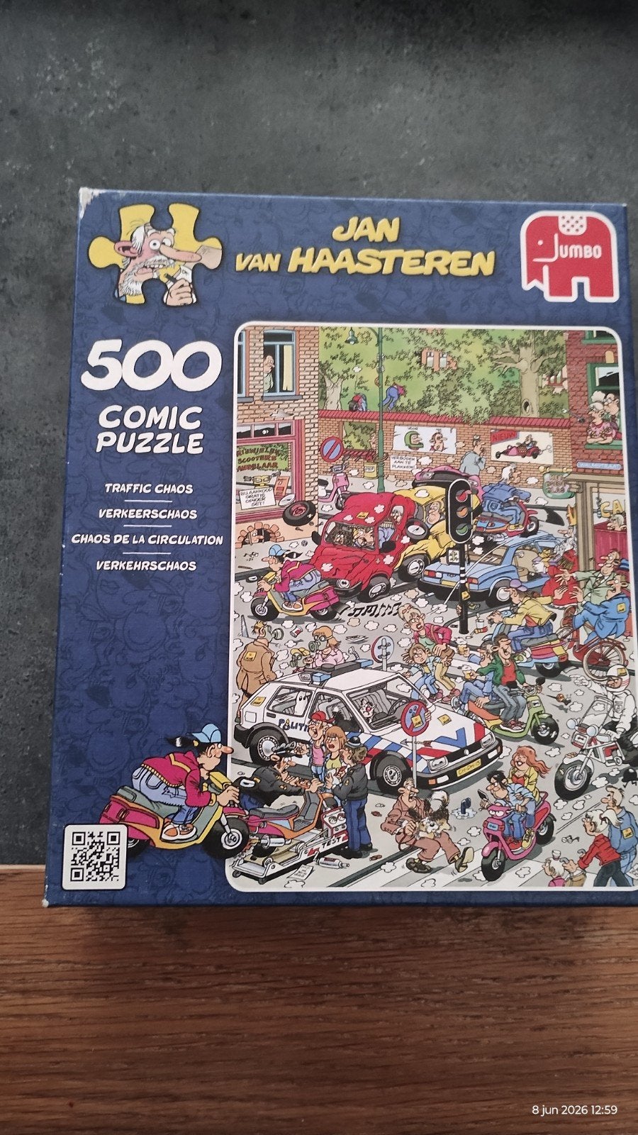 Jan van Haasteren puzzel, Hobby en Vrije tijd, Denksport en Puzzels, Ophalen of Verzenden, 500 t/m 1500 stukjes, Zo goed als nieuw