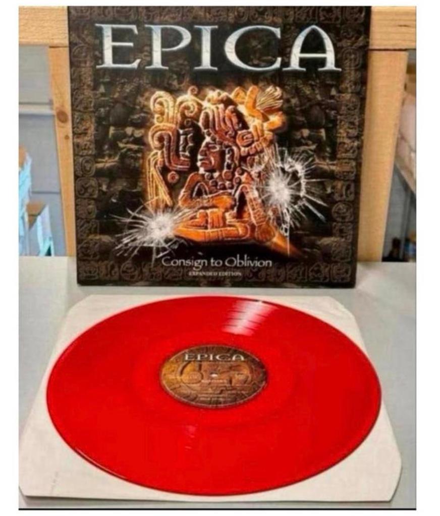 Epica Consign To Oblivion 1X rood Vinyl TMV 072 Expanded ed, Cd's en Dvd's, Colored vinyl, Ophalen of Verzenden, Zo goed als nieuw