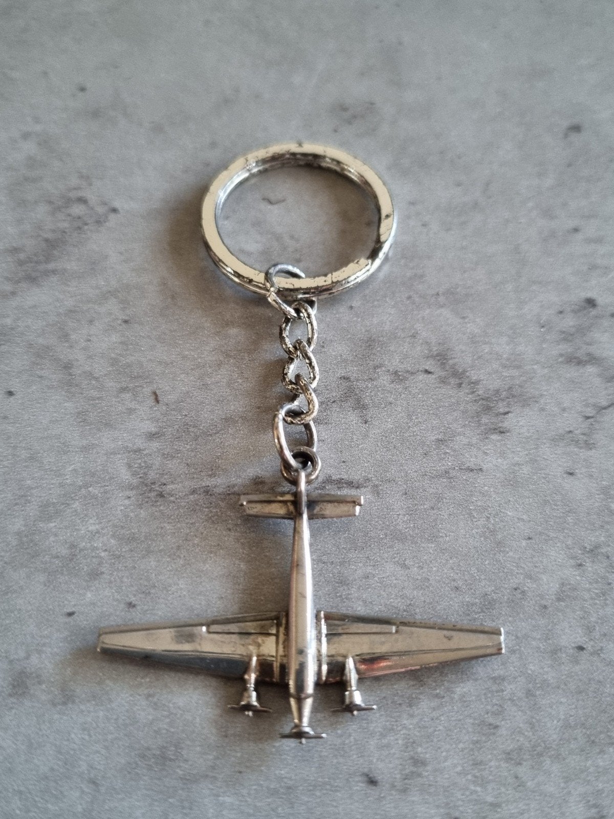 VNT,Jrn80,JUNKERS JU52 SLEUTELHANGER,ZilverkleurMetaal,Igst!, Ophalen of Verzenden, Zo goed als nieuw, Overige typen