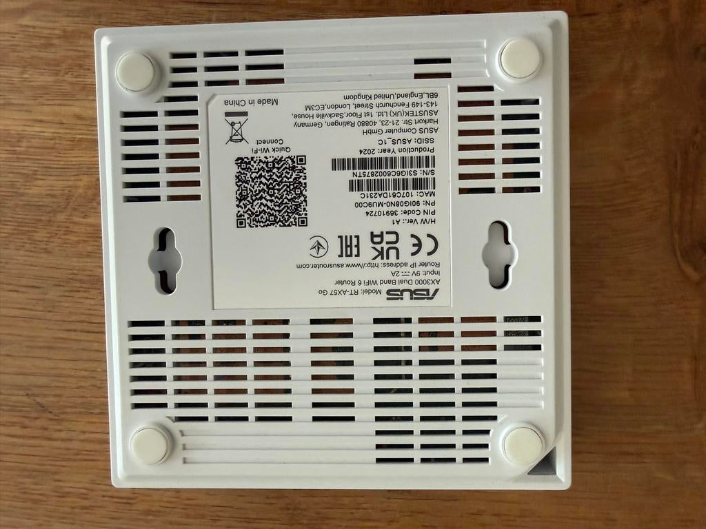 ASUS RT-AX57 Go AX3000 Dual Band WiFi 6 Travel Router, Ophalen, Zo goed als nieuw