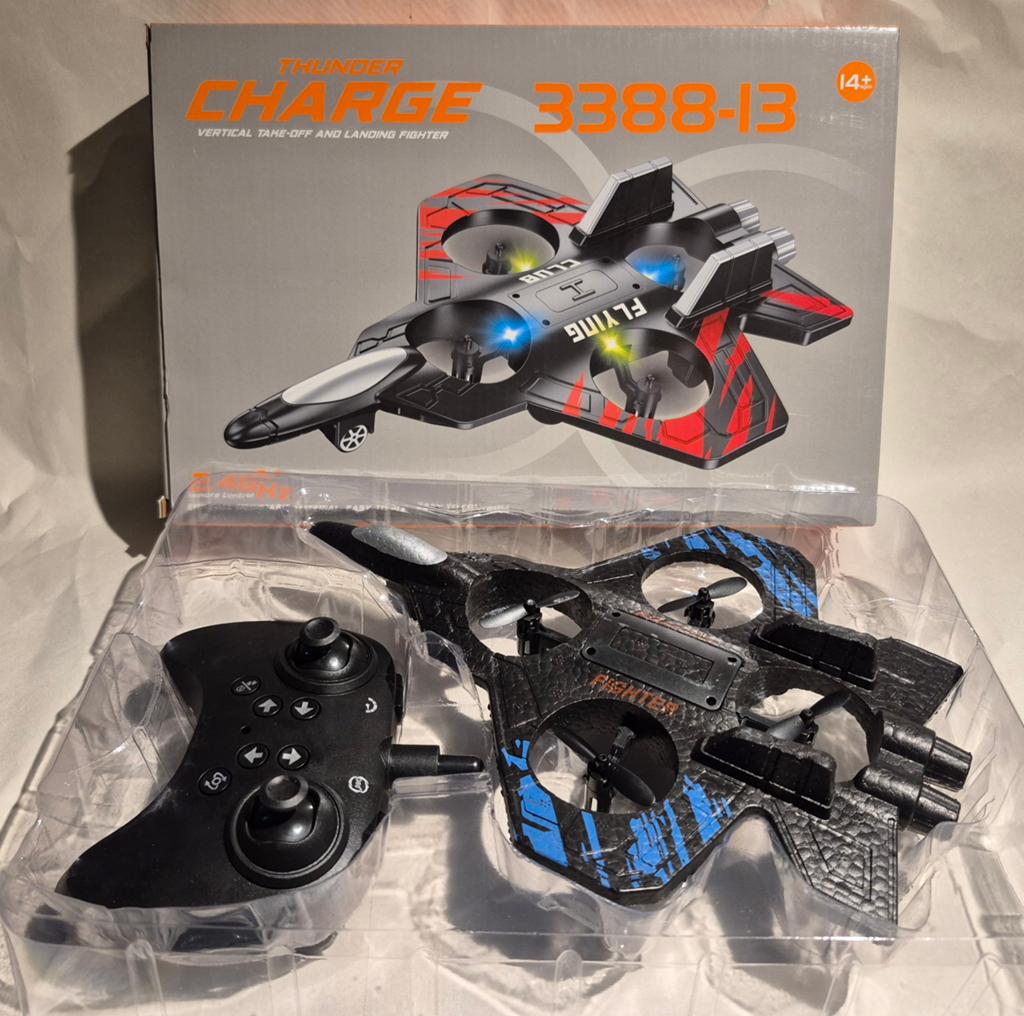 Thunder Charge 3388-13 VTOL Fighter Drone, Verlichting, Overige merken, Nieuw, Minder dan 100 meter